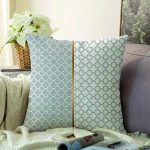 - Sonil-K9274-Gorsel - Realhomes  Gri & Beyaz Ogea Desenli Dijital Baskılı Dekoratif Raşel Kadife Yastık Kırlent Kılıfı Realhomes