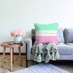 - Sonil-K9280-Gorsel-1 - Realhomes  Hello Beautiful Mavi & Pembe Dijital Baskılı Dekoratif Raşel Kadife Yastık Kırlent Kılıfı Realhomes