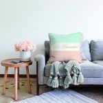 - Sonil-K9285-Gorsel-1 - Realhomes  Hello Beautiful Mint Yeşili & Ten Rengi Dijital Baskılı Modern Raşel Kadife Yastık Kırlent Kılıfı Realhomes