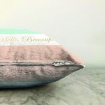 - Sonil-K9285-Gorsel-2 - Realhomes  Hello Beautiful Mint Yeşili & Ten Rengi Dijital Baskılı Modern Raşel Kadife Yastık Kırlent Kılıfı Realhomes