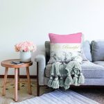 - Sonil-K9286-Gorsel-1 - Realhomes  Hello Beautiful Pembe & Mermer Dijital Baskılı Dekoratif Raşel Kadife Yastık Kırlent Kılıfı Realhomes