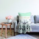 - Sonil-K9287-Gorsel-1 - Realhomes Hello Beautiful Mint Yeşili & Mermer Dijital Baskılı Modern Şönil Yastık Kırlent Kılıfı Realhomes