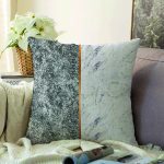 Siyah & Beyaz Mermer Tasarımlı Dijital Baskılı Dekoratif Raşel Kadife Yastık Kırlent Kılıfı Realhomes