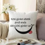 - Sonil-K9308-Gorsel - Realhomes  Özel Tasarım Daha Kötü Günler Dijital Baskılı Modern Raşel Kadife Yastık Kırlent Kılıfı Realhomes