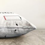 Özel Tasarım Tükendim Dijital Baskılı Modern Raşel Kadife Yastık Kırlent Kılıfı Realhomes