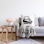 Özel Tasarım Umrumda Değil Dijital Baskılı Dekoratif Raşel Kadife Yastık Kırlent Kılıfı Realhomes