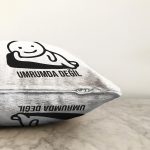 Özel Tasarım Umrumda Değil Dijital Baskılı Dekoratif Raşel Kadife Yastık Kırlent Kılıfı Realhomes