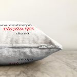 Özel Tasarım Hiçbir Şey Olmaz Dijital Baskılı Modern Raşel Kadife Yastık Kırlent Kılıfı Realhomes