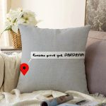 Özel Tasarım Dardayım Dijital Baskılı Modern Raşel Kadife Yastık Kırlent Kılıfı Realhomes