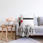 Özel Tasarım Dardayım Dijital Baskılı Modern Raşel Kadife Yastık Kırlent Kılıfı Realhomes