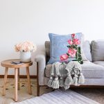 - Sonil-K9359-1-Gorsel-1 - Realhomes  Özel Tasarım 8 Mart Gül Tasarımlı Dijital Baskılı Modern Raşel Kadife Yastık Kırlent Kılıfı Realhomes