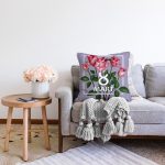 - Sonil-K9360-1-Gorsel-1 - Realhomes  Özel Tasarım 8 Mart Gül Tasarımlı Dijital Baskılı Modern Raşel Kadife Yastık Kırlent Kılıfı Realhomes