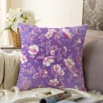 - Sonil-K9361-Gorsel - Realhomes  Özel Tasarım Gül Tasarımlı Dijital Baskılı Modern Raşel Kadife Yastık Kırlent Kılıfı Realhomes