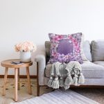 Özel Tasarım Gül Tasarımlı Dijital Baskılı Modern Raşel Kadife Yastık Kırlent Kılıfı Realhomes