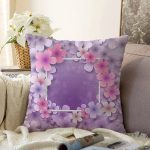 Özel Tasarım Gül Tasarımlı Dijital Baskılı Modern Raşel Kadife Yastık Kırlent Kılıfı Realhomes