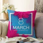 - Sonil-K9365-2-Gorsel - Realhomes  Özel Tasarım 8 March Gül Tasarımlı Dijital Baskılı Modern Raşel Kadife Yastık Kırlent Kılıfı Realhomes