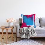 - Sonil-K9365-Gorsel-1 - Realhomes  Özel Tasarım Gül Tasarımlı Dijital Baskılı Modern Raşel Kadife Yastık Kırlent Kılıfı Realhomes