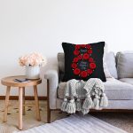 Özel Tasarım 8 March Kırmızı Gül Tasarımlı Dijital Baskılı Modern Raşel Kadife Yastık Kırlent Kılıfı Realhomes
