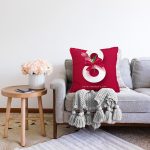 - Sonil-K9374-2-Gorsel-1 - Realhomes  Özel Tasarım 8 March Kırmızı Gül Tasarımlı Dijital Baskılı Modern Raşel Kadife Yastık Kırlent Kılıfı Realhomes