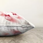 Özel Tasarım Kalp Tasarımlı Dijital Baskılı Modern Raşel Kadife Yastık Kırlent Kılıfı Realhomes