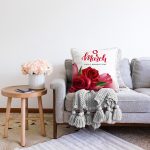 - Sonil-K9380-2-Gorsel-1 - Realhomes  Özel Tasarım 8 March Gül Desenli Dijital Baskılı Modern Raşel Kadife Yastık Kırlent Kılıfı Realhomes