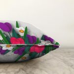 - Sonil-K9381-2-Gorsel-2 - Realhomes Özel Tasarım Women' Day Çiçek Desenli Dijital Baskılı Modern Şönil Yastık Kırlent Kılıfı Realhomes