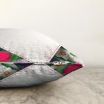 - Sonil-K9382-Gorsel-2 - Realhomes  Özel Tasarım Çiçek Desenli Dijital Baskılı Modern Raşel Kadife Yastık Kırlent Kılıfı Realhomes