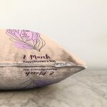 - Sonil-K9387-2-Gorsel-2 - Realhomes Özel Tasarım 8 March Kadın Silüetli Dijital Baskılı Modern Raşel Kadife Yastık Kırlent Kılıfı Realhomes