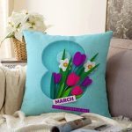 - Sonil-K9390-2-Gorsel - Realhomes  Özel Tasarım 8 March Happy Women's Day Dijital Baskılı Modern Raşel Kadife Yastık Kırlent Kılıfı Realhomes