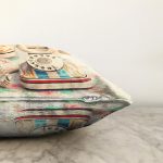 Telefon Resimli Dijital Baskılı Dekoratif Raşel Kadife Yastık Kırlent Kılıfı Realhomes