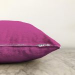 Realhomes Mor Renkli Dijital Baskılı Raşel Kadife Yastık Kırlent Kılıfı Realhomes