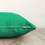 - Печать - Realhomes  Yeşil Renkli Dijital Baskılı Özel Tasarım Modern Raşel Kadife Yastık Kırlent Kılıfı Realhomes
