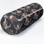 - RealHomes Özel Tasarımlı Dijital Baskılı İç Dolgulu Fermuarlı Silindir Yastık - Realhomes  Siyah Zemin Çapa Motifli Dijital Baskılı Modern İç Dolgulu Fermuarlı Çok Amaçlı Silindir Yastık Kırlent Realhomes