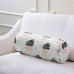 - RealHomes Özel Tasarımlı Dijital Baskılı İç Dolgulu Fermuarlı Silindir Yastık - Realhomes Krem Kumlama Zemin Kaktüs Tasarımlı Dijital Baskılı Modern İç Dolgulu Süet Silindir Yastık Kırlent - Bel Yastığı Realhomes