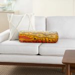 Etnik Desen Tasarımlı Dijital Baskılı Modern İç Dolgulu Yumuşak Silindir Form Yastık Kırlent Realhomes