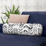 - RealHomes Özel Tasarımlı Dijital Baskılı İç Dolgulu Fermuarlı Silindir Yastık - Realhomes İskandinav Desenli Etnik Tasarımlı Dijital Baskılı Modern İç Dolgulu Yumuşak Silindir Form Yastık Kırlent Realhomes