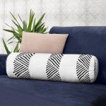 - RealHomes Özel Tasarımlı Dijital Baskılı İç Dolgulu Fermuarlı Silindir Yastık - Realhomes  İskandinav Desenli Etnik Tasarımlı Dijital Baskılı Dekoratif İç Dolgulu Süet Silindir Yastık Kırlent - Bel Yastığı Realhomes