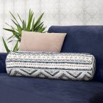 - RealHomes Özel Tasarımlı Dijital Baskılı İç Dolgulu Fermuarlı Silindir Yastık - Realhomes  İskandinav Desenli Etnik Tasarımlı Dijital Baskılı Modern İç Dolgulu Süet Silindir Yastık Kırlent - Bel Yastığı Realhomes