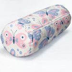 - RealHomes Özel Tasarımlı Dijital Baskılı İç Dolgulu Fermuarlı Silindir Yastık - Realhomes Renkli Kelebek Motifli Dijital Baskılı Modern İç Dolgulu - Fermuarlı Süet Silindir Daire Yastık Kırlent Realhomes