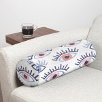 - RealHomes Özel Tasarımlı Dijital Baskılı İç Dolgulu Fermuarlı Silindir Yastık - Realhomes Mistik Göz Motifli Dijital Baskılı Modern İç Dolgulu Fermuarlı Çok Amaçlı Silindir Yastık Kırlent Realhomes