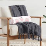 Mistik El İçinde Göz Motifli Dijital Baskılı Modern İç Dolgulu - Fermuarlı Süet Silindir Rulo Yastık Kırlent Realhomes