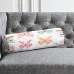 - RealHomes Özel Tasarımlı Dijital Baskılı İç Dolgulu Fermuarlı Silindir Yastık - Realhomes Renkli Kelebek Tasarımlı Dijital Baskılı Modern İç Dolgulu - Fermuarlı Süet Berjer Silindir Yastık Kırlent Realhomes