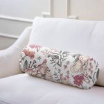 - RealHomes Özel Tasarımlı Dijital Baskılı İç Dolgulu Fermuarlı Silindir Yastık - Realhomes  Papatya & Gül Tasarımlı Dijital Baskılı Dekoratif İç Dolgulu - Fermuarlı Süet Silindir Daire Yastık Kırlent Realhomes
