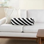- RealHomes Özel Tasarımlı Dijital Baskılı İç Dolgulu Fermuarlı Silindir Yastık - Realhomes Siyah Beyaz Şeritli Dijital Baskılı İç Dolgulu Yumuşak Silindir Form Yastık Kırlent Realhomes