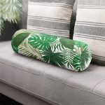 - RealHomes Özel Tasarımlı Dijital Baskılı İç Dolgulu Fermuarlı Silindir Yastık - Realhomes  Realhomes Yaprak Motifli Dijital Baskılı İç Dolgulu Fermuarlı Çok Amaçlı Silindir Yastık Kırlent Realhomes