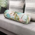 - RealHomes Özel Tasarımlı Dijital Baskılı İç Dolgulu Fermuarlı Silindir Yastık - Realhomes Realhomes Palmiye Çizim İç Dolgulu Fermuarlı Çok Amaçlı Silindir Yastık Kırlent Realhomes