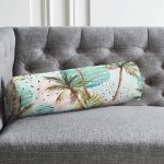 - RealHomes Özel Tasarımlı Dijital Baskılı İç Dolgulu Fermuarlı Silindir Yastık - Realhomes Realhomes Palmiye Çizim İç Dolgulu Fermuarlı Çok Amaçlı Silindir Yastık Kırlent Realhomes