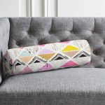 - RealHomes Özel Tasarımlı Dijital Baskılı İç Dolgulu Fermuarlı Silindir Yastık - Realhomes Renkli Kareler Özel Tasarım Dijital Baskılı İç Dolgulu Fermuarlı Çok Amaçlı Silindir Yastık Kırlent Realhomes
