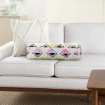 - RealHomes Özel Tasarımlı Dijital Baskılı İç Dolgulu Fermuarlı Silindir Yastık - Realhomes Renkli Kareler Özel Tasarım Dijital Baskılı İç Dolgulu Fermuarlı Çok Amaçlı Silindir Yastık Kırlent Realhomes