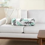 - RealHomes Özel Tasarımlı Dijital Baskılı İç Dolgulu Fermuarlı Silindir Yastık - Realhomes Yeşil Siyah Yaprak Desenli Dijital Baskılı Modern İç Dolgulu - Fermuarlı Süet Silindir Yuvarlak Yastık Kırlent Realhomes